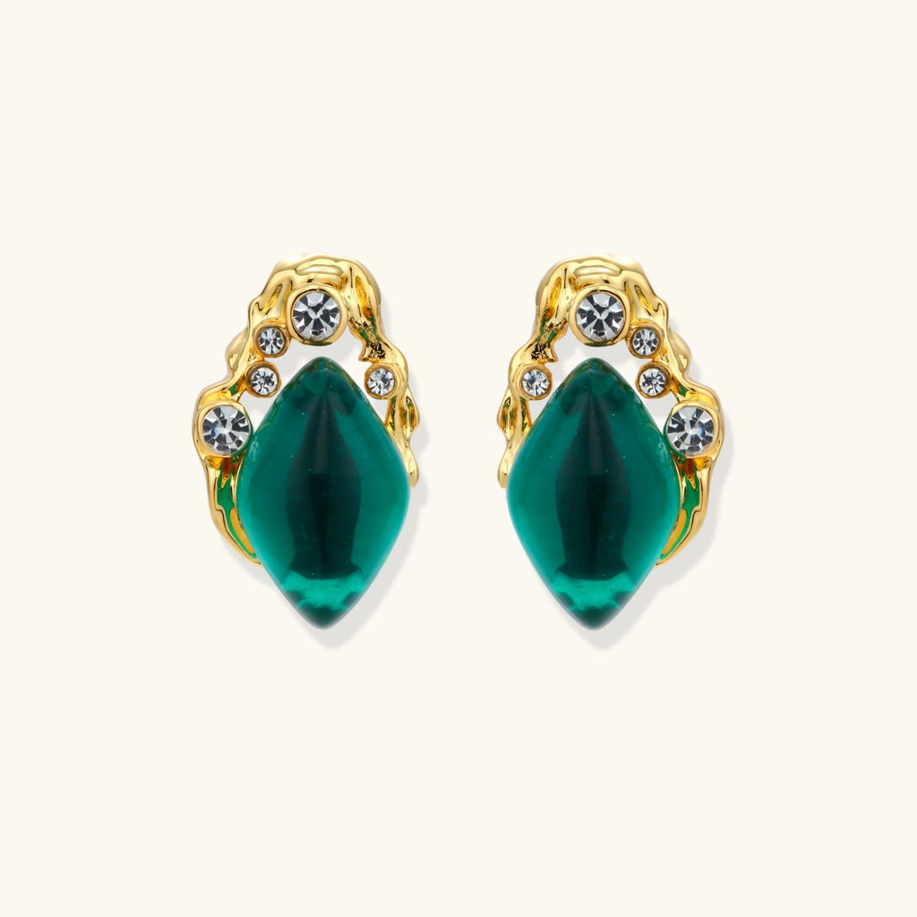 Emerald Mystique Studs