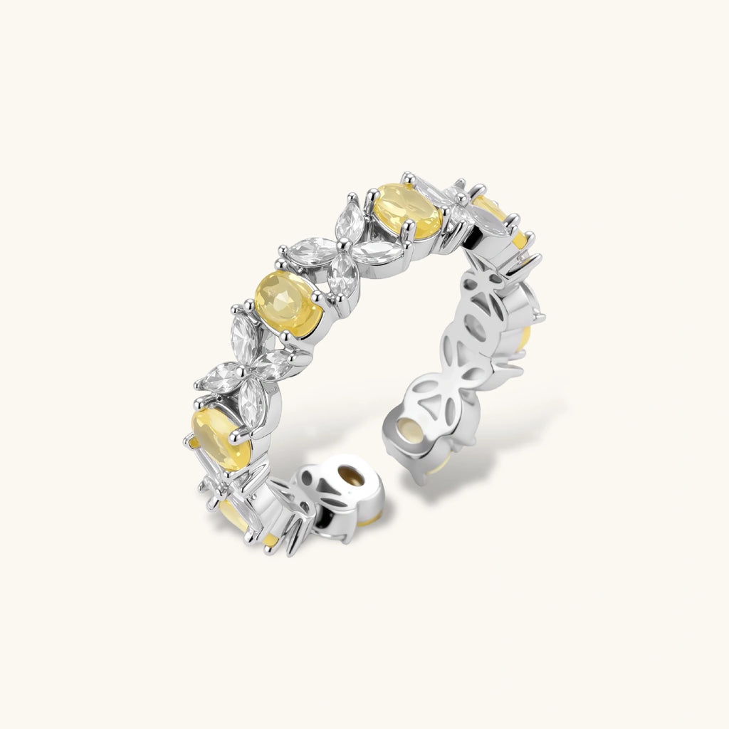 Golden Marquise Eternity Ring