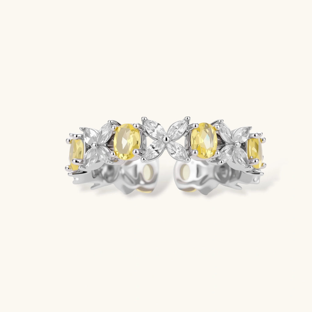 Golden Marquise Eternity Ring