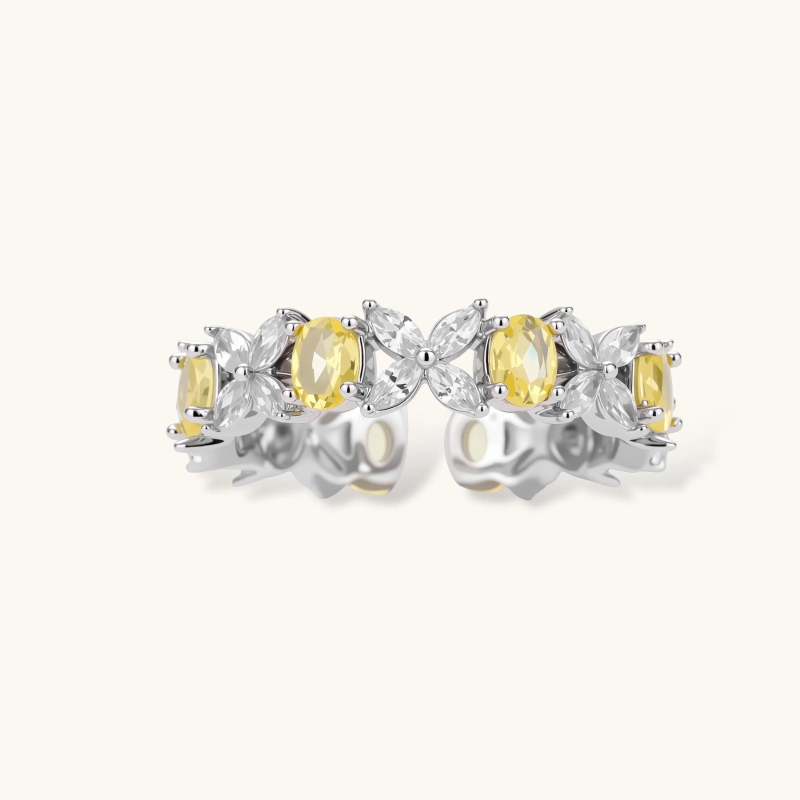 Golden Marquise Eternity Ring