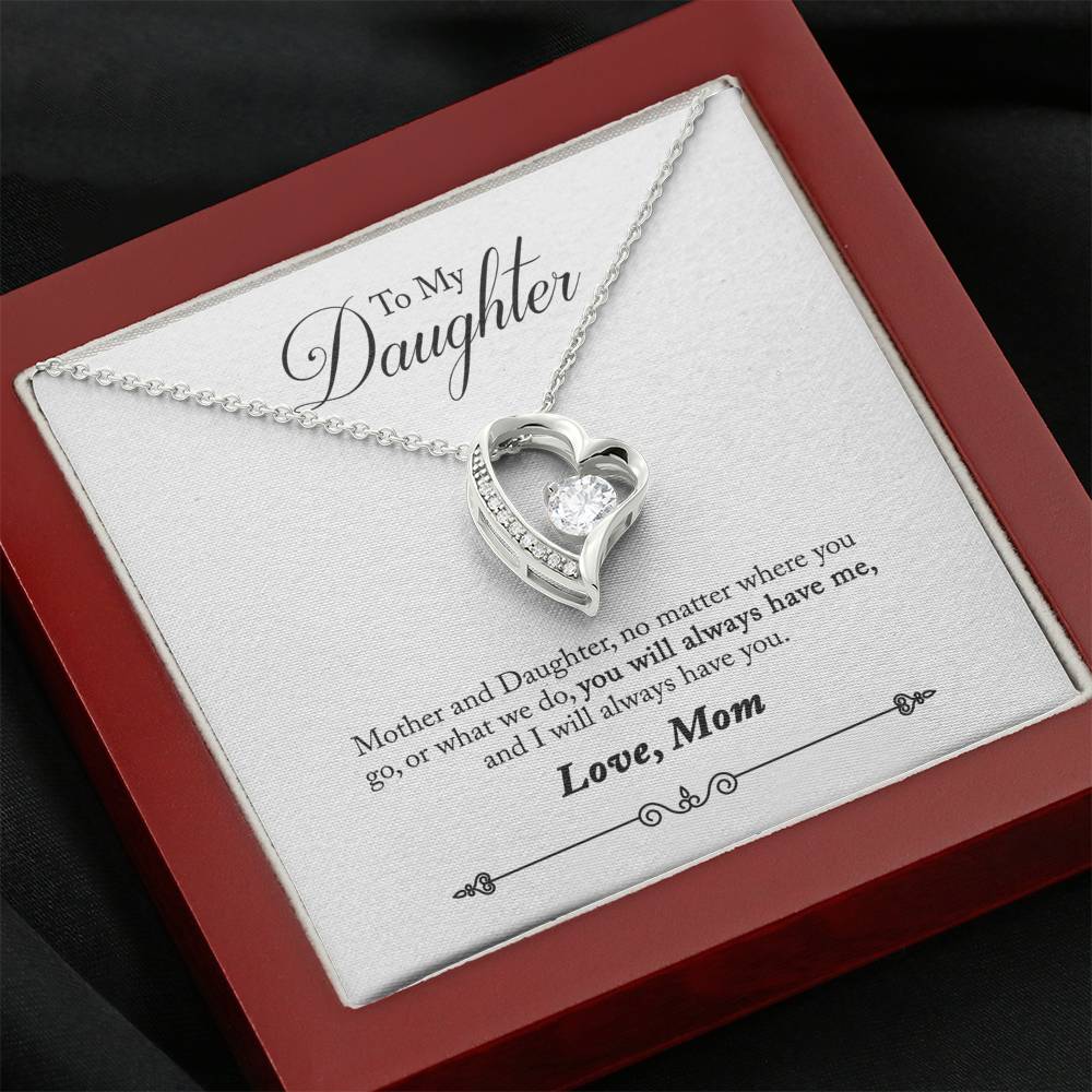 To My Daughter Alluring Beauty Necklace