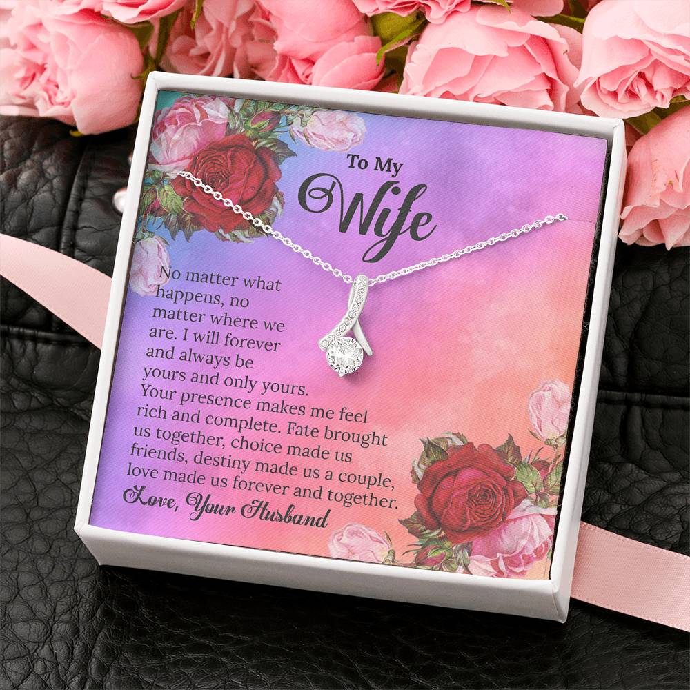 To My Wife Alluring Beauty Necklace