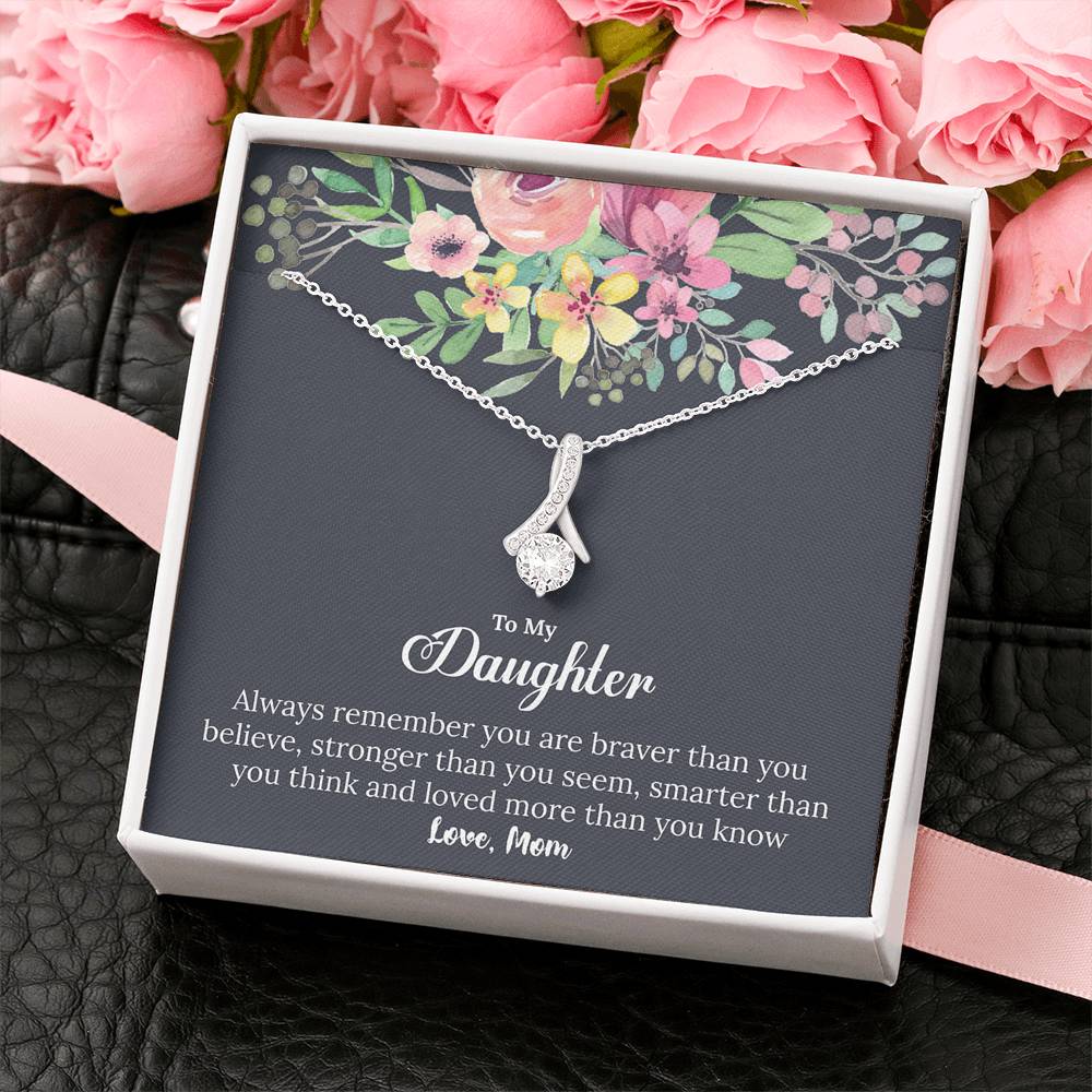 To My Daughter Alluring Beauty Necklace