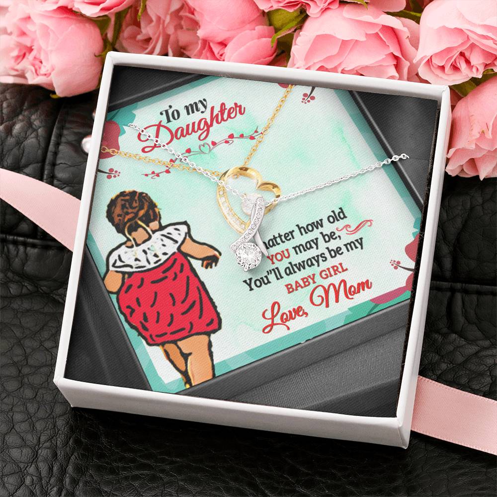 To My Daughter Alluring Beauty Necklace