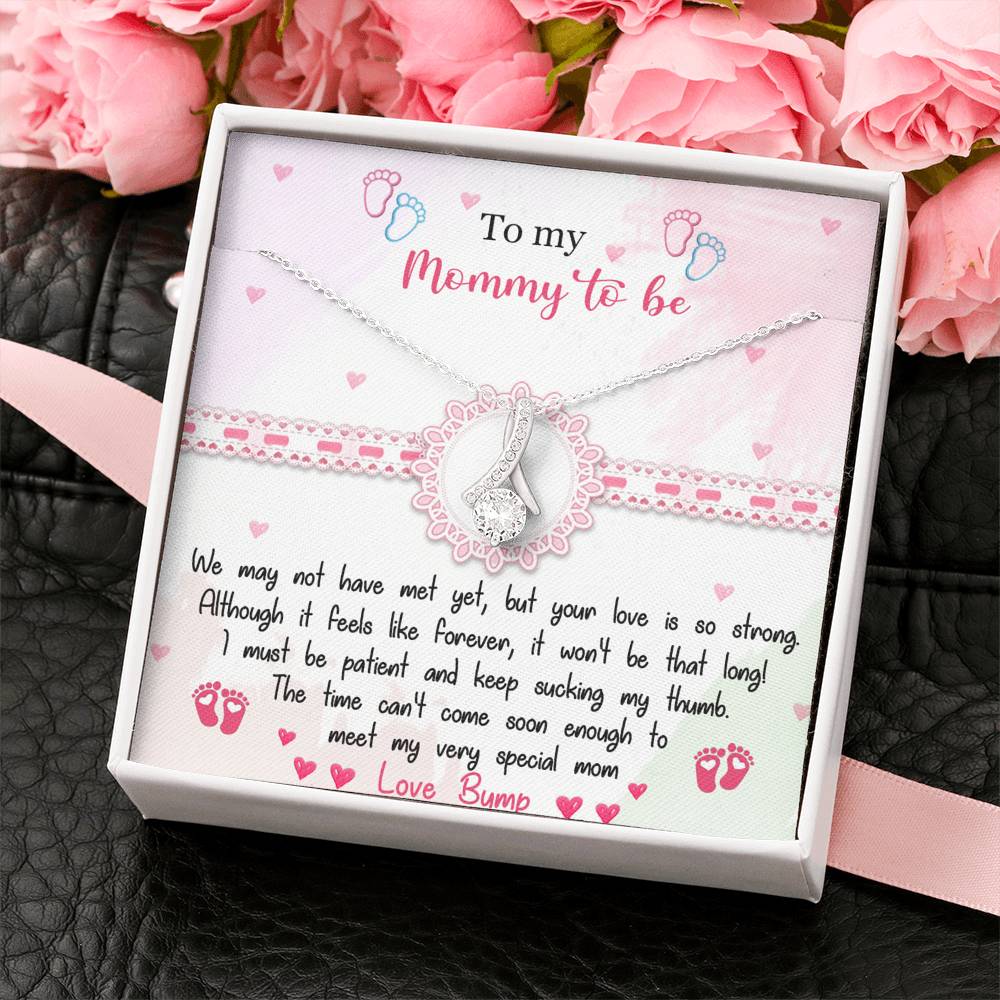 To My Mommy To Be Alluring Beauty Necklace