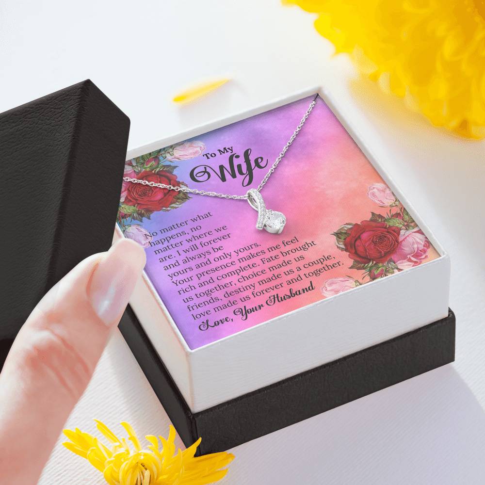 To My Wife Alluring Beauty Necklace