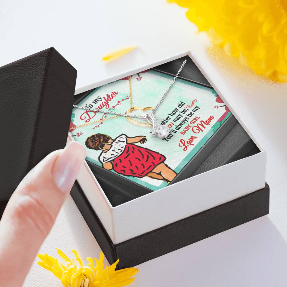 To My Daughter Alluring Beauty Necklace