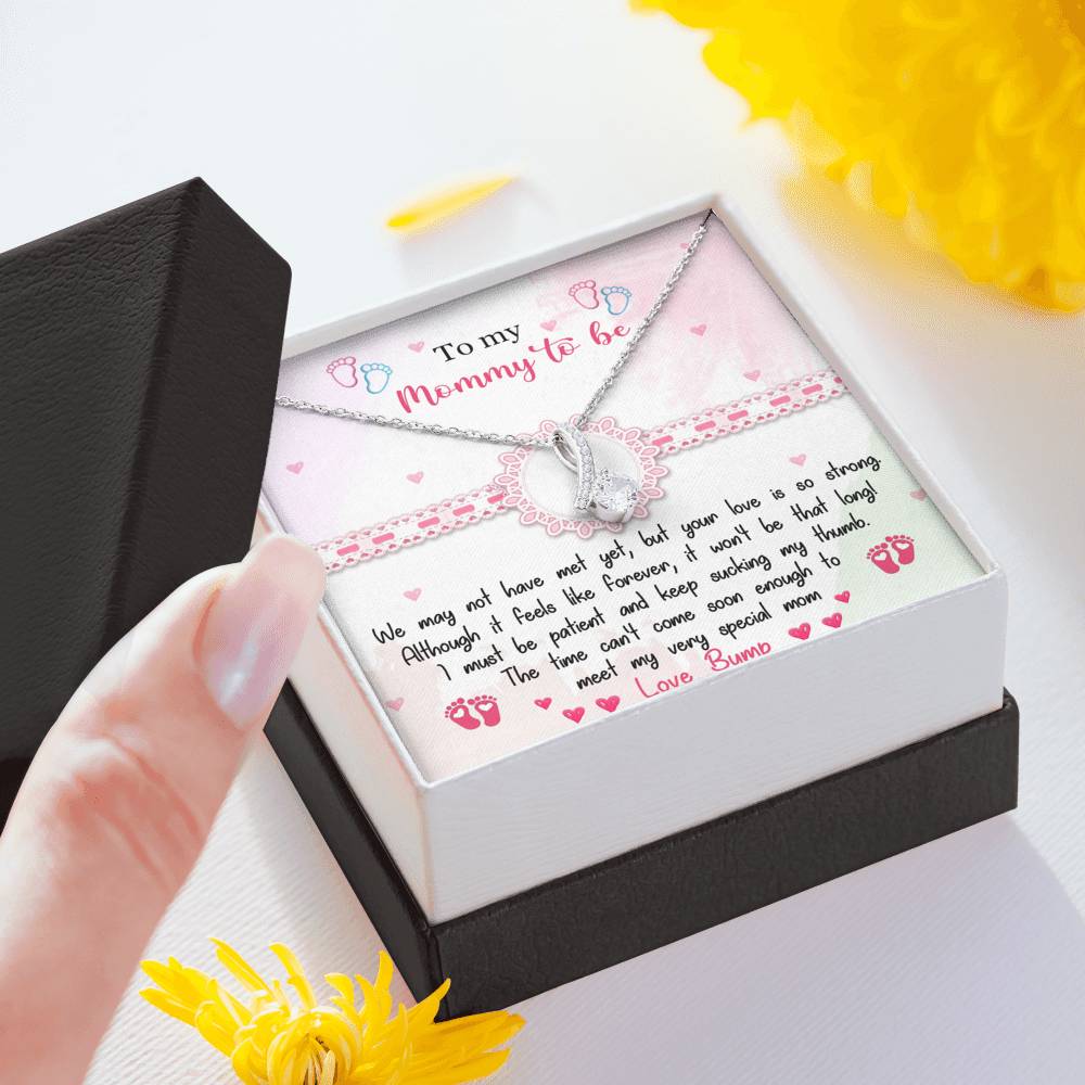 To My Mommy To Be Alluring Beauty Necklace