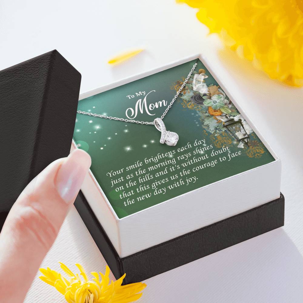 To My Mom Alluring Beauty Necklace