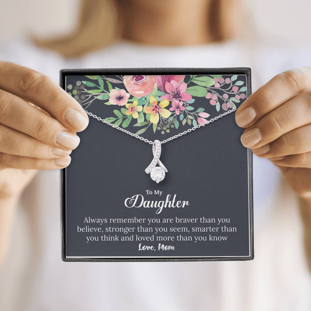 To My Daughter Alluring Beauty Necklace