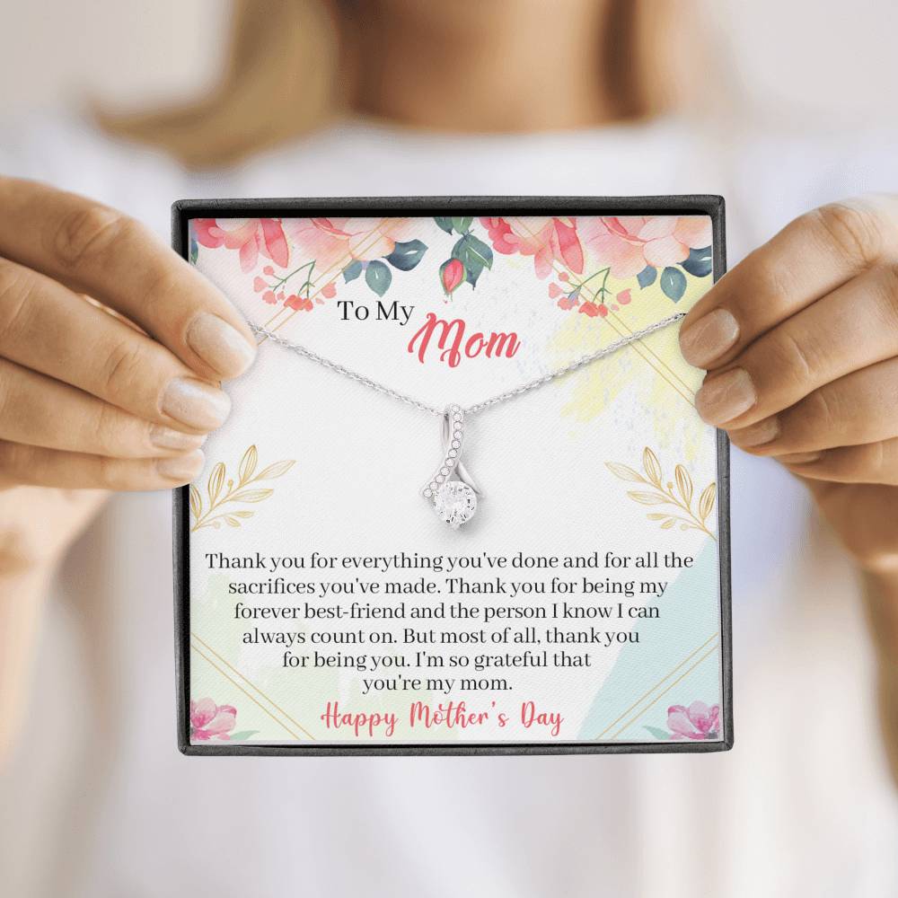 To My Mom Alluring Beauty Necklace