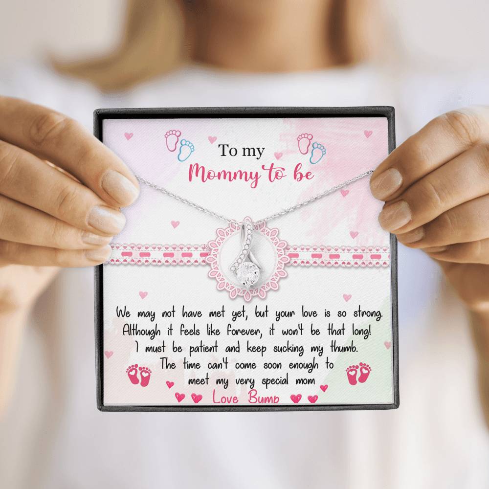 To My Mommy To Be Alluring Beauty Necklace