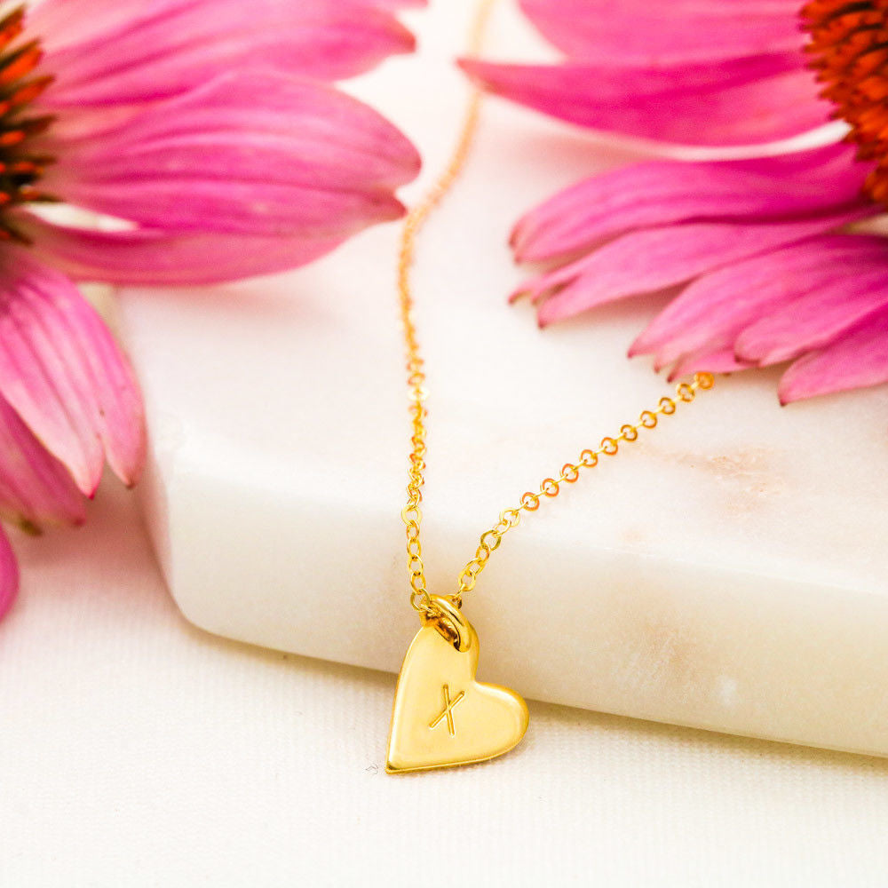 To My Daughter Sweetest Hearts Necklace