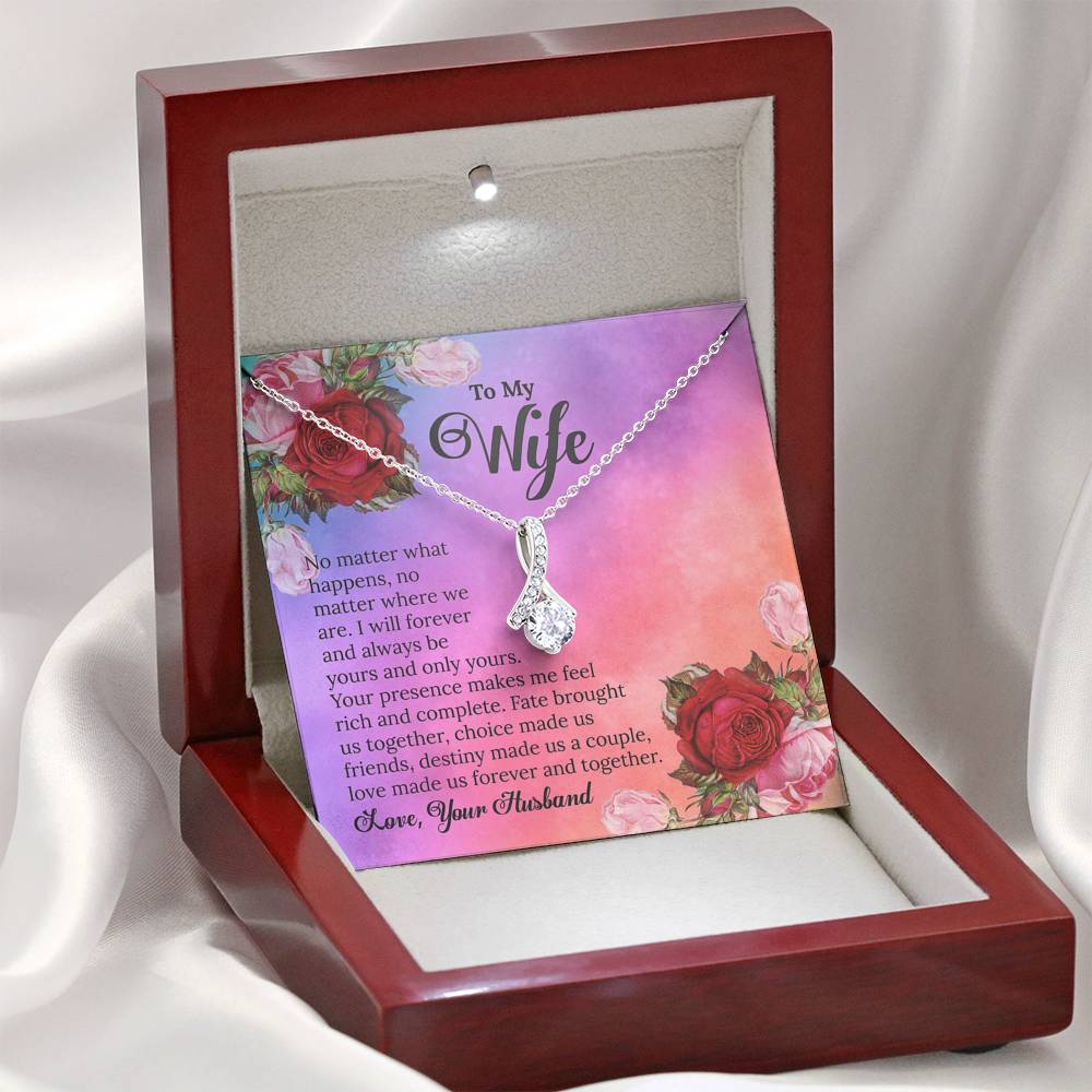 To My Wife Alluring Beauty Necklace