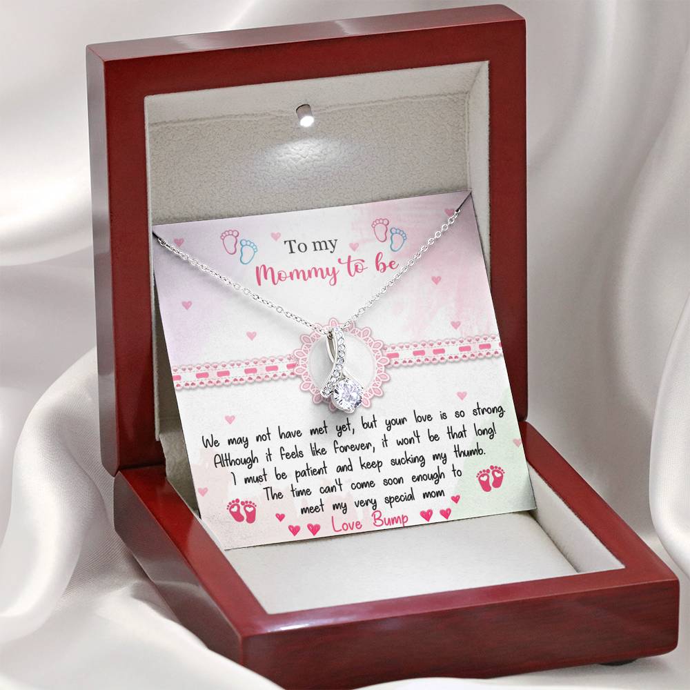 To My Mommy To Be Alluring Beauty Necklace