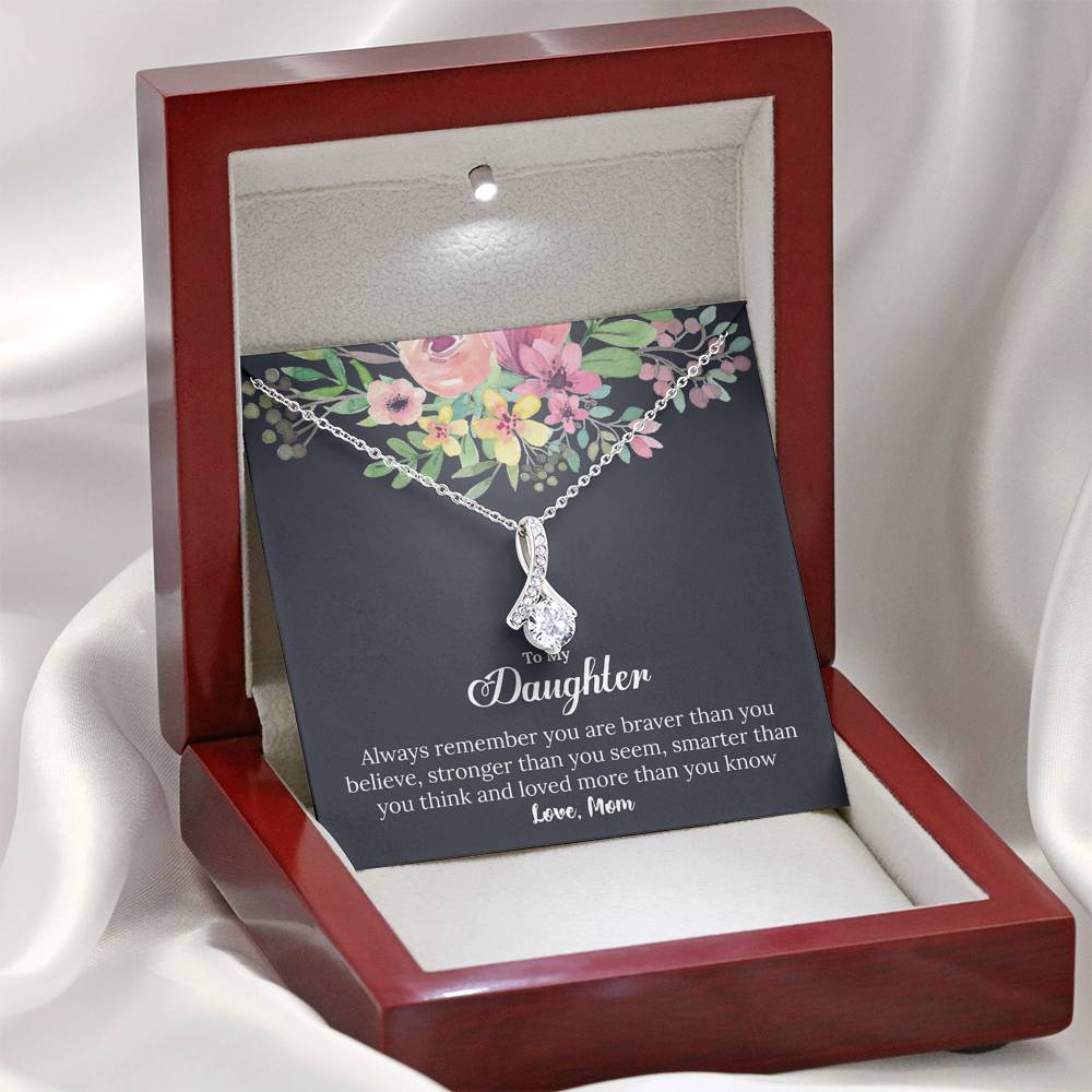 To My Daughter Alluring Beauty Necklace