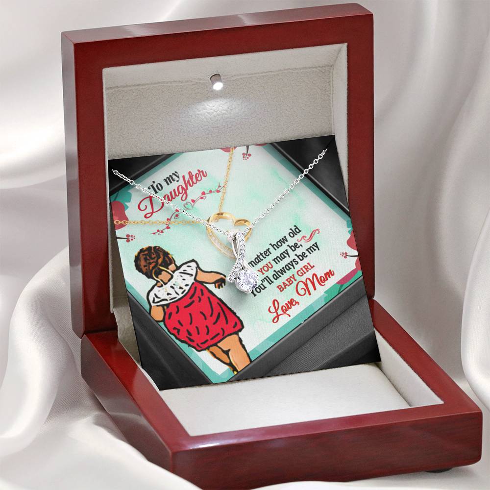 To My Daughter Alluring Beauty Necklace