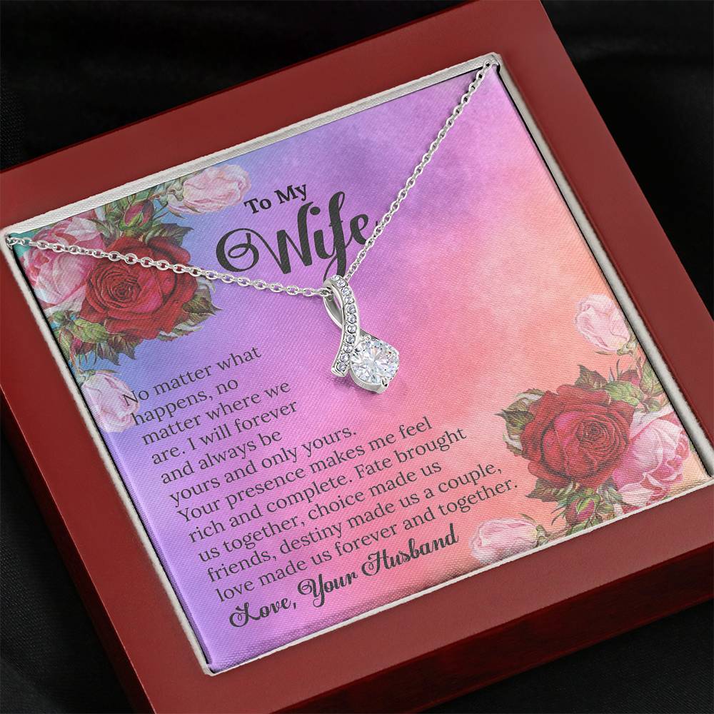To My Wife Alluring Beauty Necklace