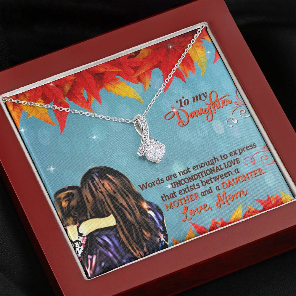To My Daughter Alluring Beauty Necklace