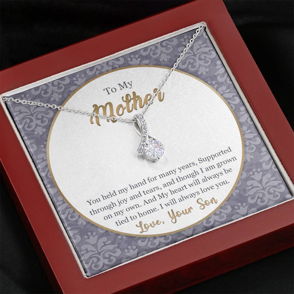 To My Mother Alluring Beauty Necklace