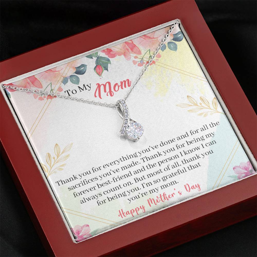 To My Mom Alluring Beauty Necklace