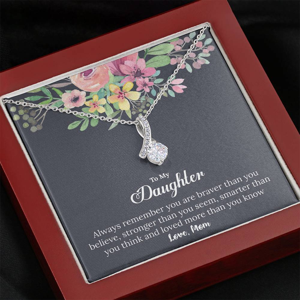 To My Daughter Alluring Beauty Necklace
