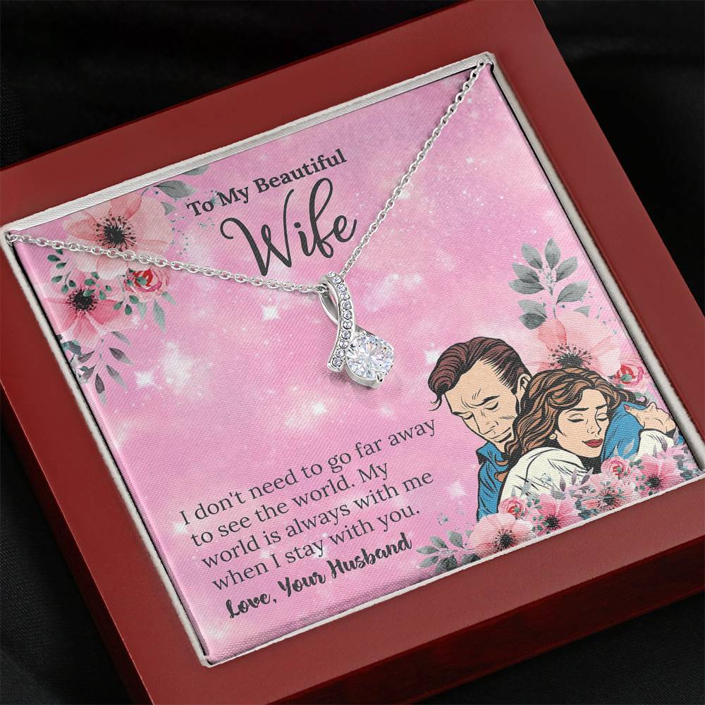 To My Wife Alluring Beauty Necklace