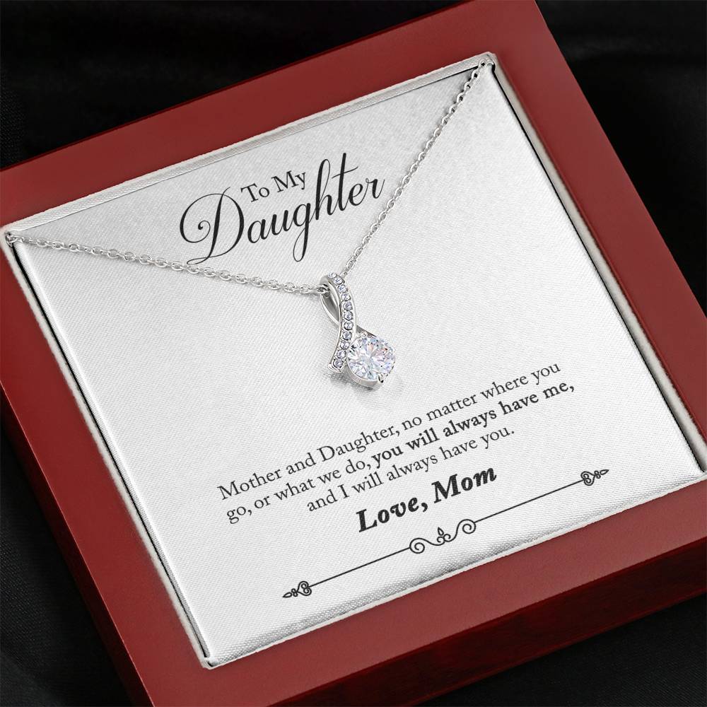To My Daughter Alluring Beauty Necklace