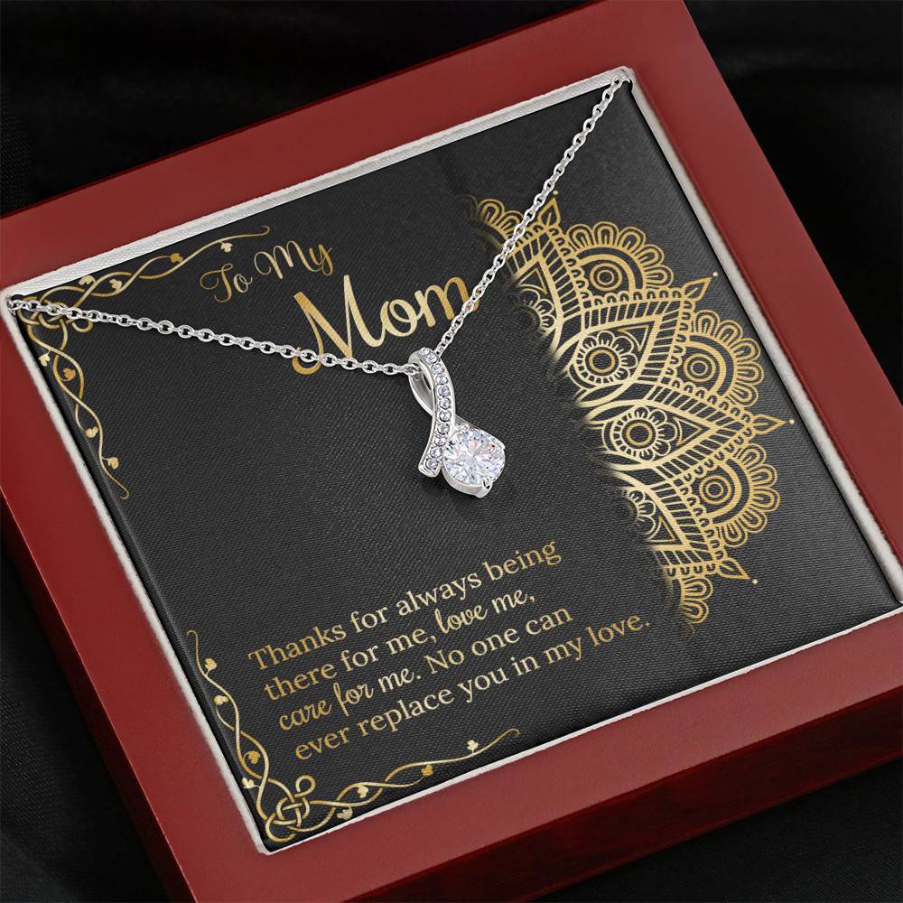 To My Mom Alluring Beauty Necklace