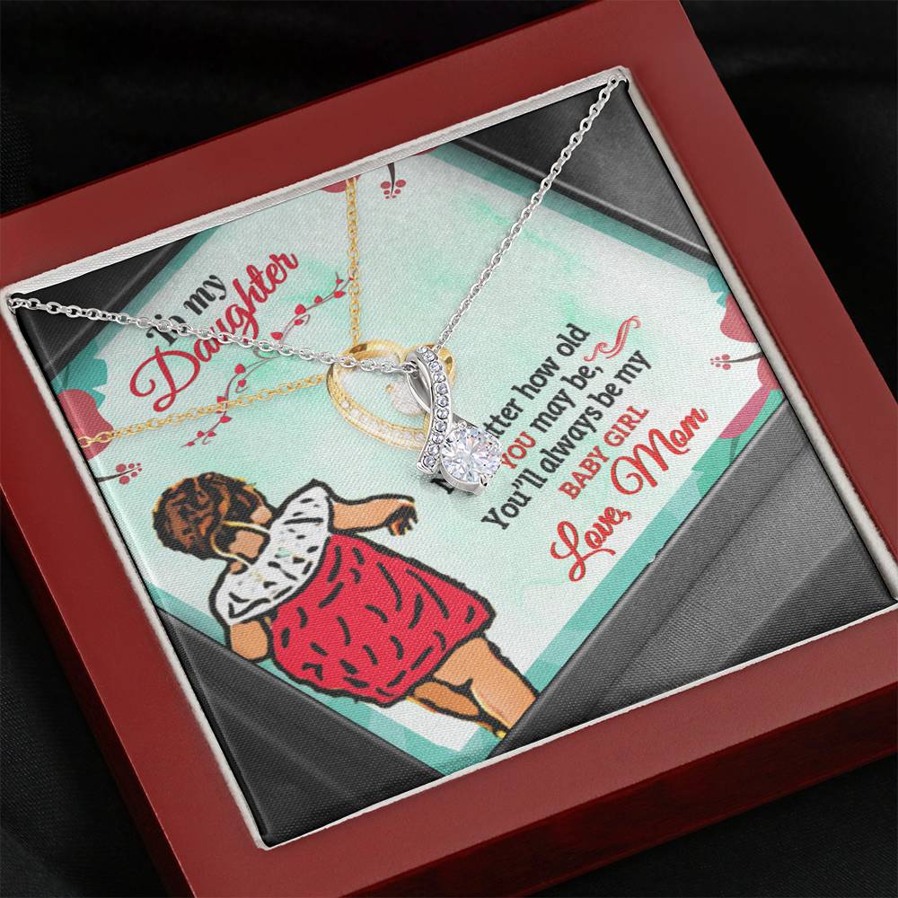 To My Daughter Alluring Beauty Necklace