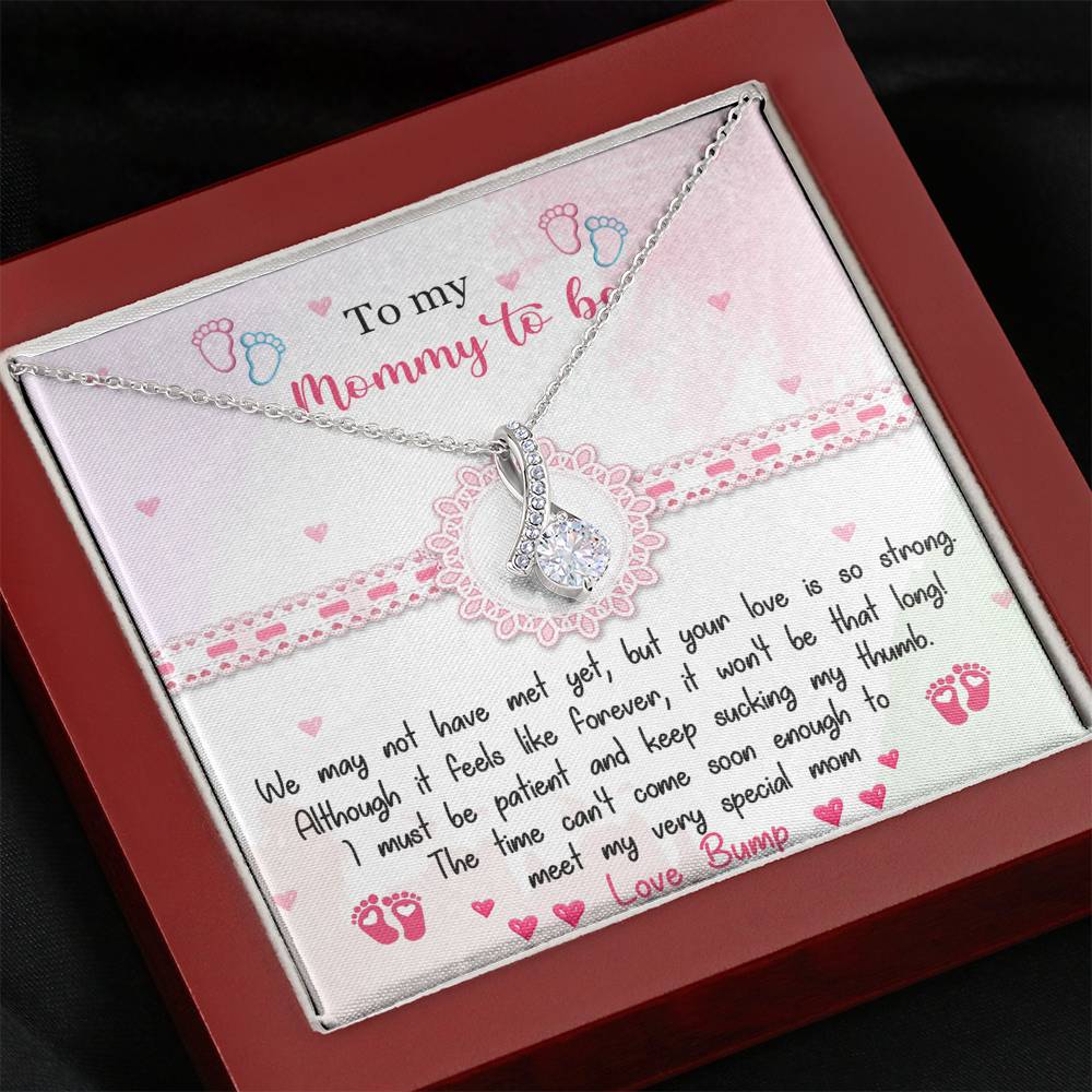 To My Mommy To Be Alluring Beauty Necklace